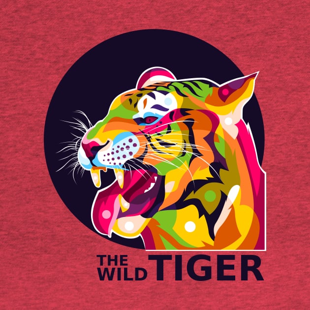 The Wild Tiger by wpaprint